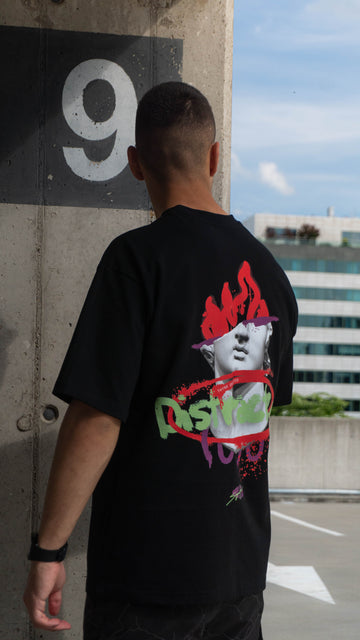DISTRACTED HEAVY OVERSIZE TEE